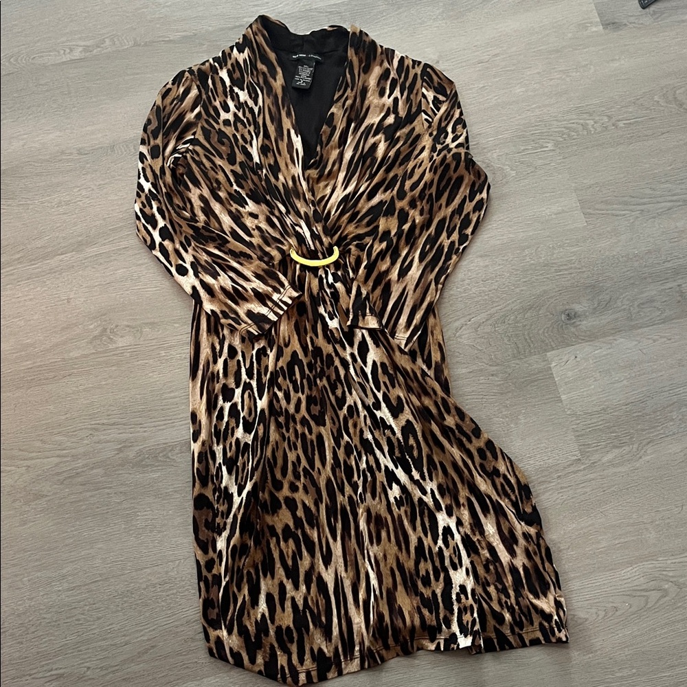New York & Company Animal Print Dress